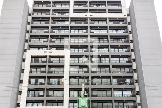 Fachada do Condomínio de kitnet/studio para alugar com 1 quarto, 25m² em Santana, São Paulo