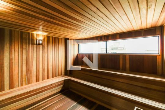 Rooftop - Sauna de kitnet/studio para alugar com 1 quarto, 25m² em Santana, São Paulo