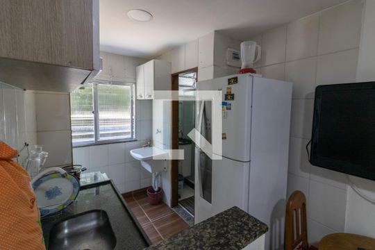 Cozinha e Área de Serviço de apartamento para alugar com 2 quartos, 50m² em Recreio dos Bandeirantes, Rio de Janeiro