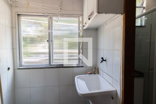 Cozinha e Área de Serviço de apartamento para alugar com 2 quartos, 50m² em Recreio dos Bandeirantes, Rio de Janeiro