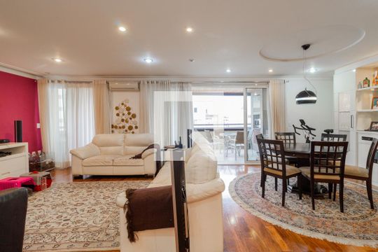 Sala de apartamento à venda com 3 quartos, 202m² em Indianópolis, São Paulo