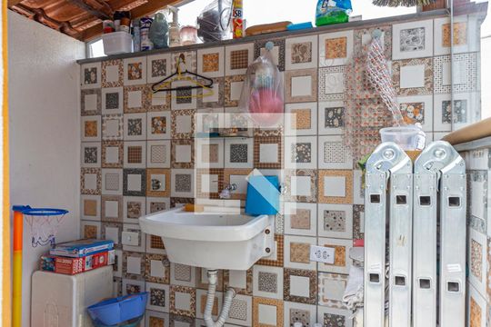 Área de Serviço - Cobertura de apartamento à venda com 3 quartos, 130m² em Vila Eldizia, Santo André