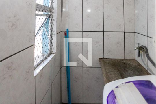 Área de Serviço de apartamento à venda com 2 quartos, 55m² em Conjunto Habitacional Teotonio Vilela, São Paulo
