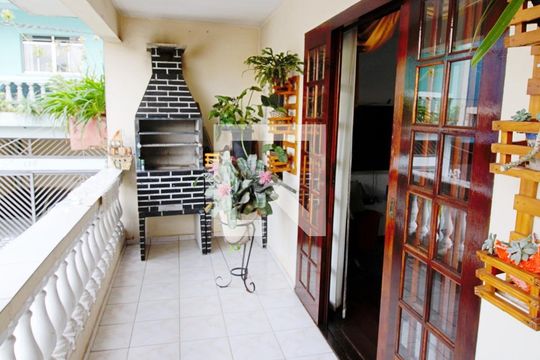 Varanda da Sala de casa à venda com 2 quartos, 150m² em Jardim Maria Rosa, Taboão da Serra