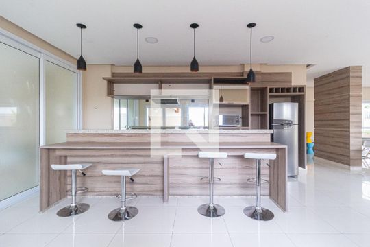 Área comum - Salão de festas de apartamento para alugar com 1 quarto, 32m² em Santa Maria, Osasco