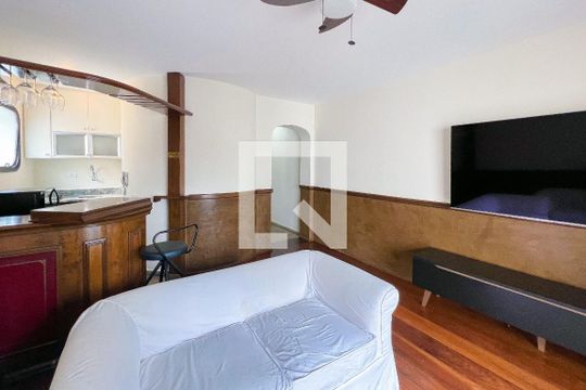 Sala de apartamento para alugar com 1 quarto, 75m² em Itaim Bibi, São Paulo