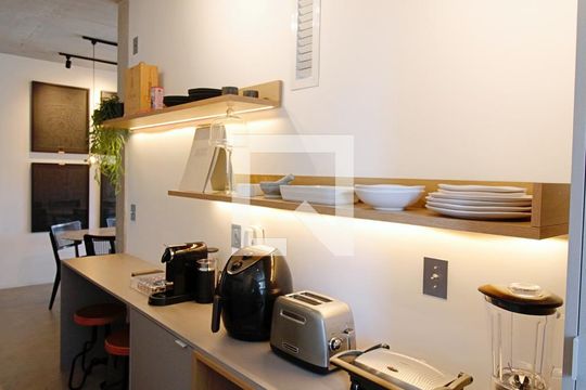 Cozinha de apartamento à venda com 1 quarto, 70m² em Jardim Fonte do Morumbi, São Paulo