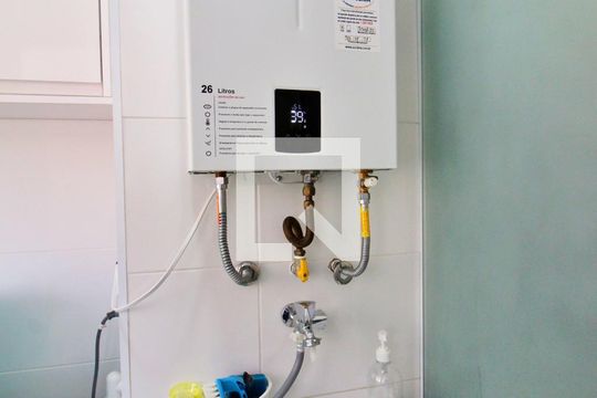 Área de Serviço de apartamento à venda com 2 quartos, 75m² em Parque das Nações, Santo André
