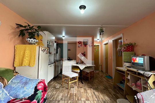 Sala  de apartamento à venda com 2 quartos, 54m² em Duque de Caxias, São Leopoldo