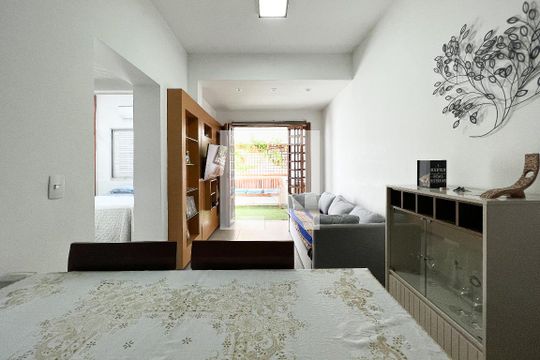 Sala de apartamento à venda com 1 quarto, 45m² em Barra Funda, São Paulo