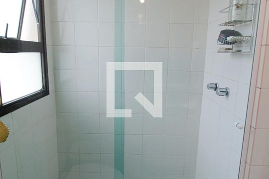 Banheiro da Suíte 1 de apartamento à venda com 3 quartos, 100m² em Vila Andrade, São Paulo