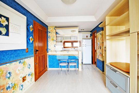 Sala de apartamento à venda com 1 quarto, 45m² em Cidade Baixa, Porto Alegre
