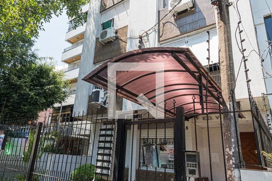 Fachada do Prédio de apartamento para alugar com 1 quarto, 37m² em Petrópolis, Porto Alegre