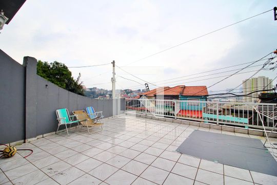 Varanda da Suíte  de casa à venda com 4 quartos, 220m² em Vila Curuçá, Santo André