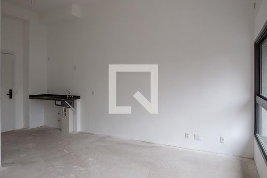 Sala Quarto Cozinha de kitnet/studio à venda com 1 quarto, 29m² em Perdizes, São Paulo