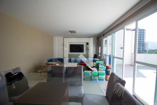 Sala de apartamento à venda com 3 quartos, 210m² em Recreio dos Bandeirantes, Rio de Janeiro