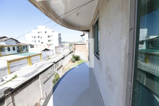 Varanda da Sala de casa à venda com 4 quartos, 203m² em Europa, Contagem