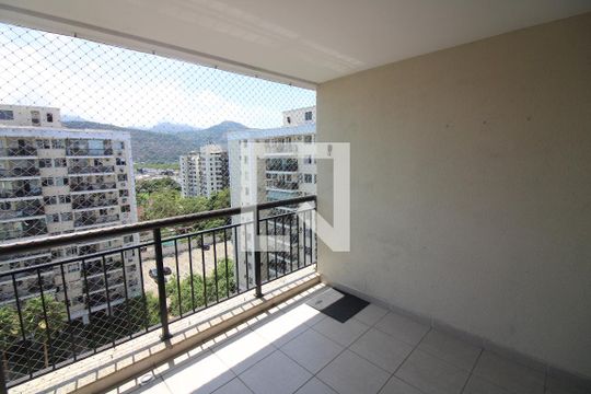 Varanda da Sala de apartamento para alugar com 3 quartos, 85m² em Recreio dos Bandeirantes, Rio de Janeiro