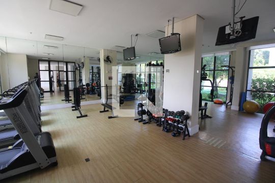 Área comum - Academia de apartamento para alugar com 3 quartos, 85m² em Recreio dos Bandeirantes, Rio de Janeiro