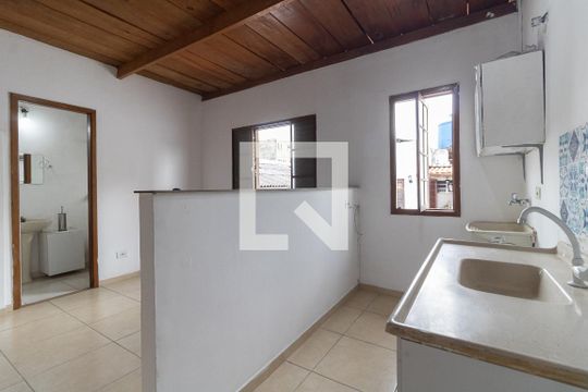Cozinha de casa para alugar com 1 quarto, 40m² em Vila das Merces, São Paulo