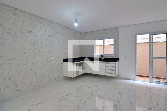 Cozinha de apartamento à venda com 2 quartos, 70m² em Santa Maria, Santo André