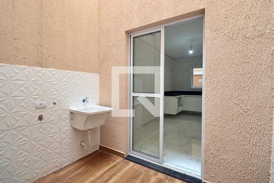 Área de Serviço de apartamento à venda com 2 quartos, 70m² em Santa Maria, Santo André