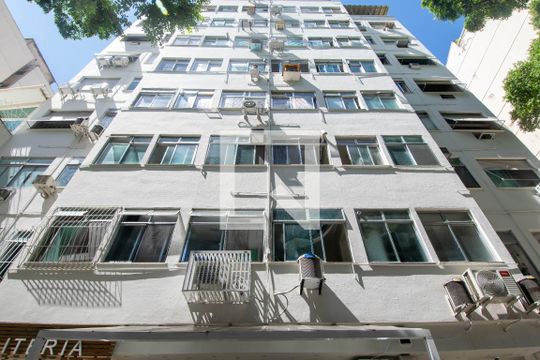 Fachada de apartamento para alugar com 1 quarto, 46m² em Copacabana, Rio de Janeiro