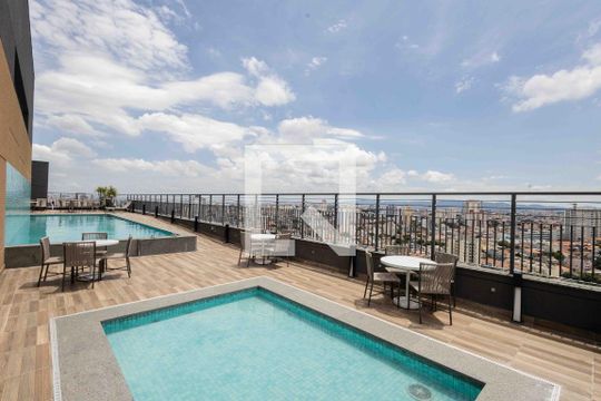 Área comum - Piscina de kitnet/studio para alugar com 1 quarto, 23m² em Vila Esperança, São Paulo