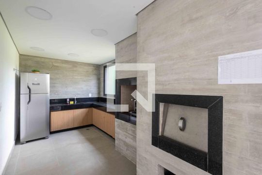 Área comum - Churrasqueira de kitnet/studio para alugar com 1 quarto, 23m² em Vila Esperança, São Paulo