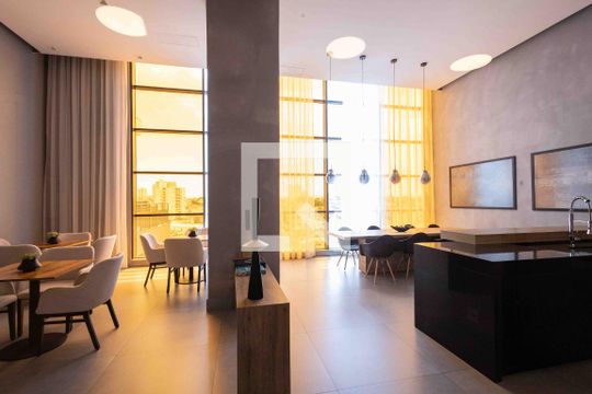Área comum - Salão de festas de kitnet/studio para alugar com 1 quarto, 23m² em Vila Esperança, São Paulo