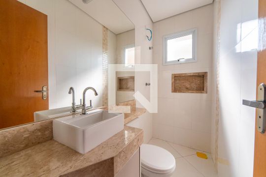 Banheiro do Quarto 2 de apartamento à venda com 2 quartos, 94m² em Paraíso, Santo André