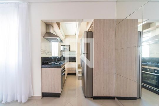 Cozinha de apartamento à venda com 2 quartos, 94m² em Paraíso, Santo André