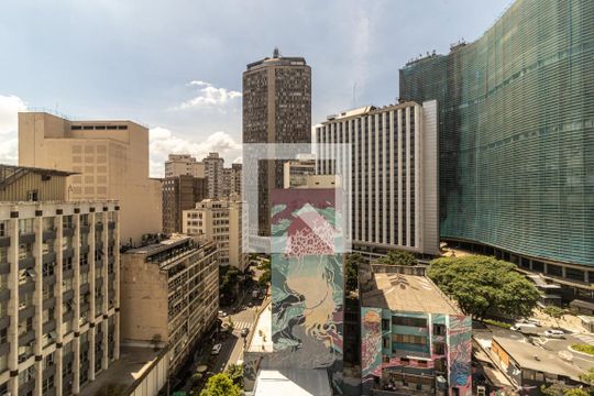 Vista do Studio de kitnet/studio à venda com 1 quarto, 23m² em República, São Paulo
