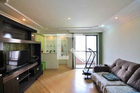 Sala  de apartamento para alugar com 3 quartos, 108m² em Nova Petrópolis, São Bernardo do Campo