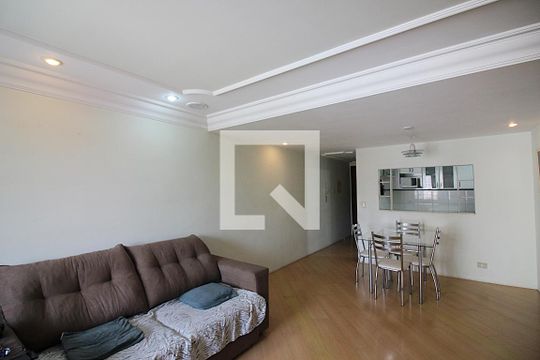 Sala  de apartamento para alugar com 3 quartos, 108m² em Nova Petrópolis, São Bernardo do Campo