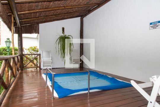 Área Comum - Hidromassagem de apartamento para alugar com 3 quartos, 112m² em Vila Luis Antônio, Guarujá