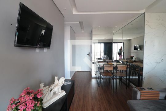 Sala de apartamento à venda com 2 quartos, 57m² em Brás, São Paulo