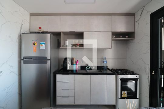 Cozinha de apartamento à venda com 2 quartos, 57m² em Brás, São Paulo