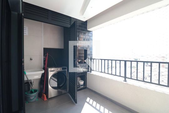 varanda de apartamento à venda com 2 quartos, 57m² em Brás, São Paulo