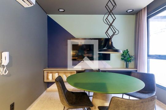 Coworking de kitnet/studio para alugar com 1 quarto, 23m² em Brooklin, São Paulo