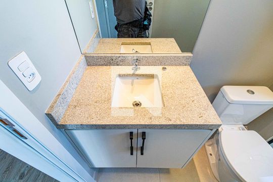 Banheiro de apartamento para alugar com 2 quartos, 40m² em Vila Butantã, São Paulo