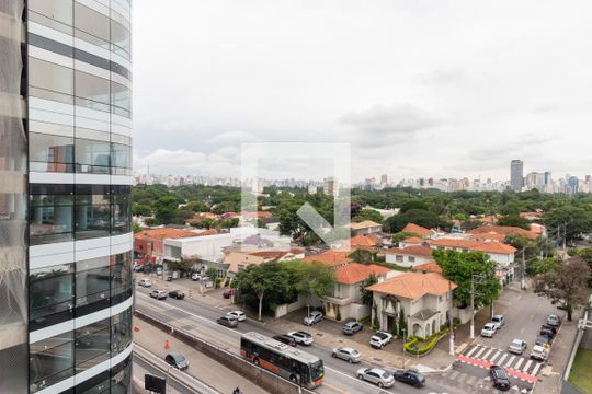 Vista de kitnet/studio para alugar com 1 quarto, 24m² em Jardim Paulistano, São Paulo
