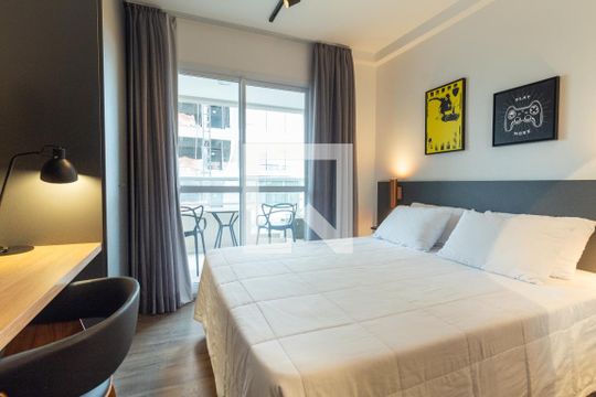 Studio de kitnet/studio para alugar com 1 quarto, 24m² em Jardim Paulistano, São Paulo