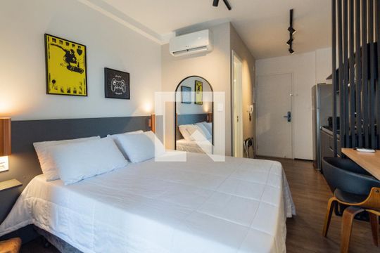 Studio de kitnet/studio para alugar com 1 quarto, 24m² em Jardim Paulistano, São Paulo