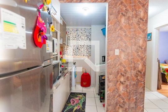 Sala/Cozinha de apartamento à venda com 2 quartos, 56m² em Glória, Porto Alegre