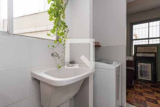Área de Serviço de apartamento à venda com 3 quartos, 145m² em Centro Histórico, Porto Alegre