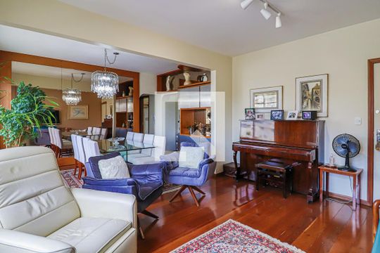 Sala de apartamento à venda com 4 quartos, 380m² em Santo Antônio, Belo Horizonte