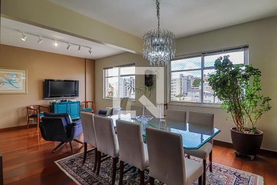 Sala de apartamento à venda com 4 quartos, 380m² em Santo Antônio, Belo Horizonte
