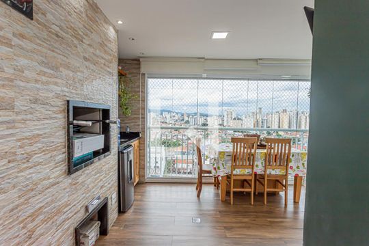 Varanda da Sala de apartamento à venda com 2 quartos, 65m² em Vila Ester (zona Norte), São Paulo