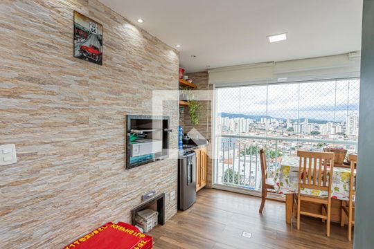 Varanda da Sala de apartamento à venda com 2 quartos, 65m² em Vila Ester (zona Norte), São Paulo
